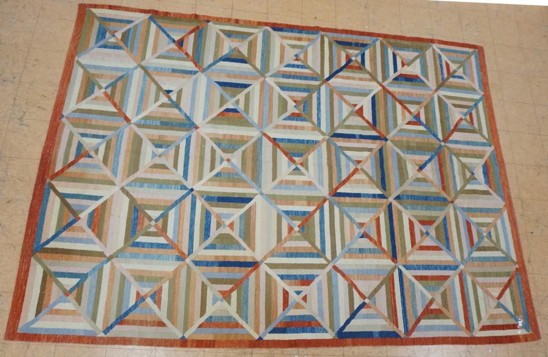 11'8 x 8'7  Contemporary Woven Carpet Rug.  Squar (1 of 6)