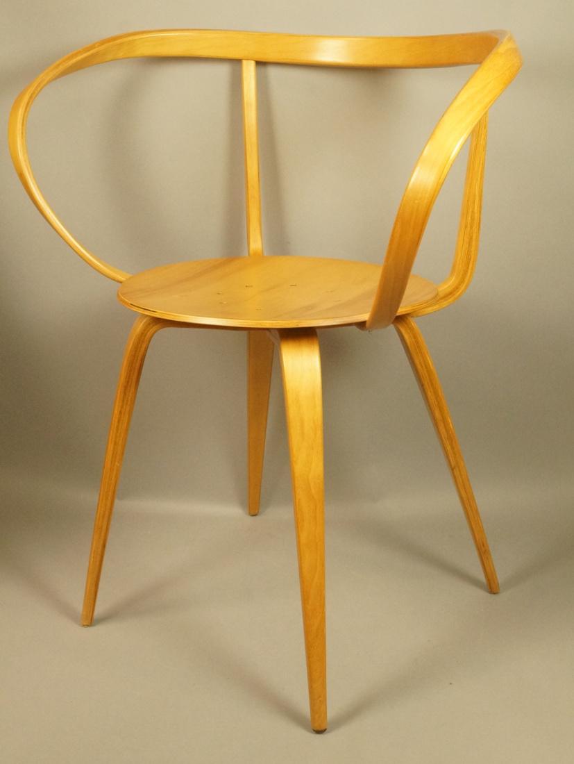 GEORGE NELSON Laminated Birch Pretzel Chair. Tape (1 of 9)