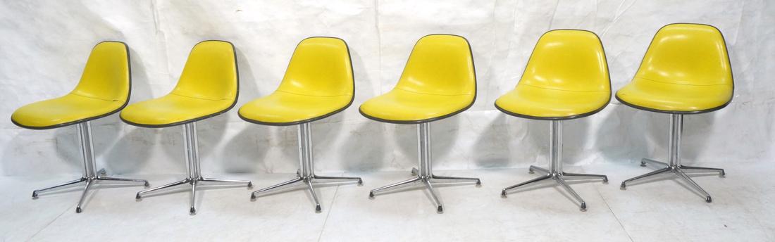 Set 6 HERMAN MILLER Shell Dining Chairs. Fibergla (1 of 10)