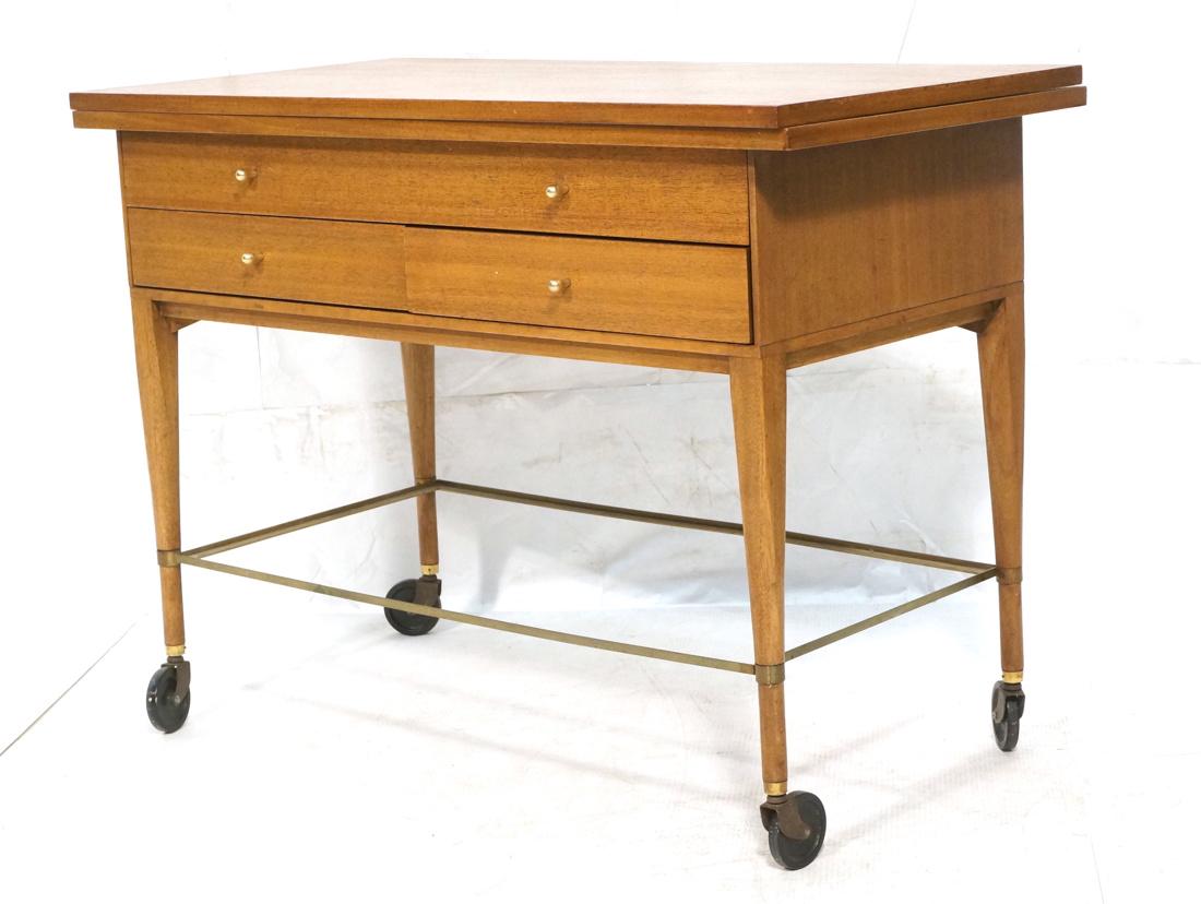 PAUL McCOBB Flip Top Bar Cart Server. Large flip (1 of 7)