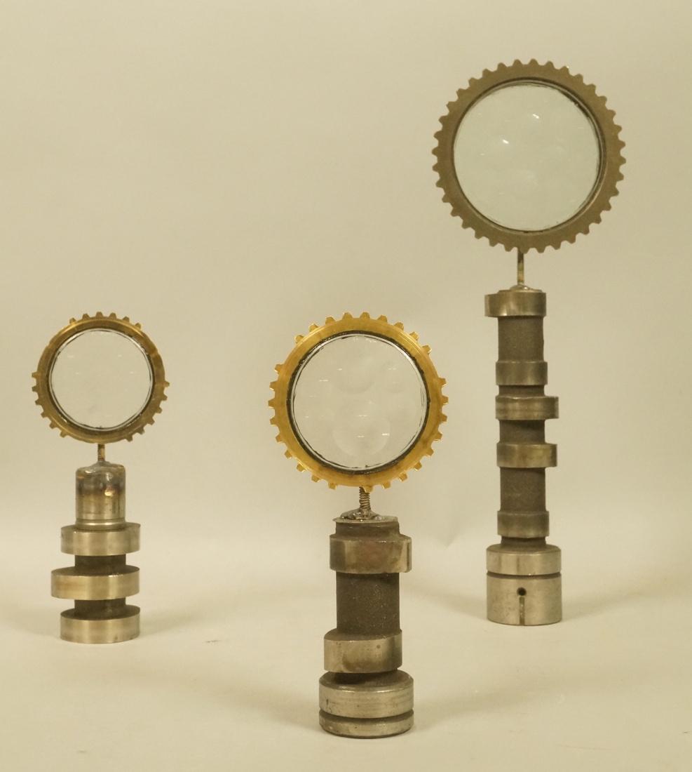 3 Small Industrial Magiscope Table Sculptures. Ro (1 of 8)