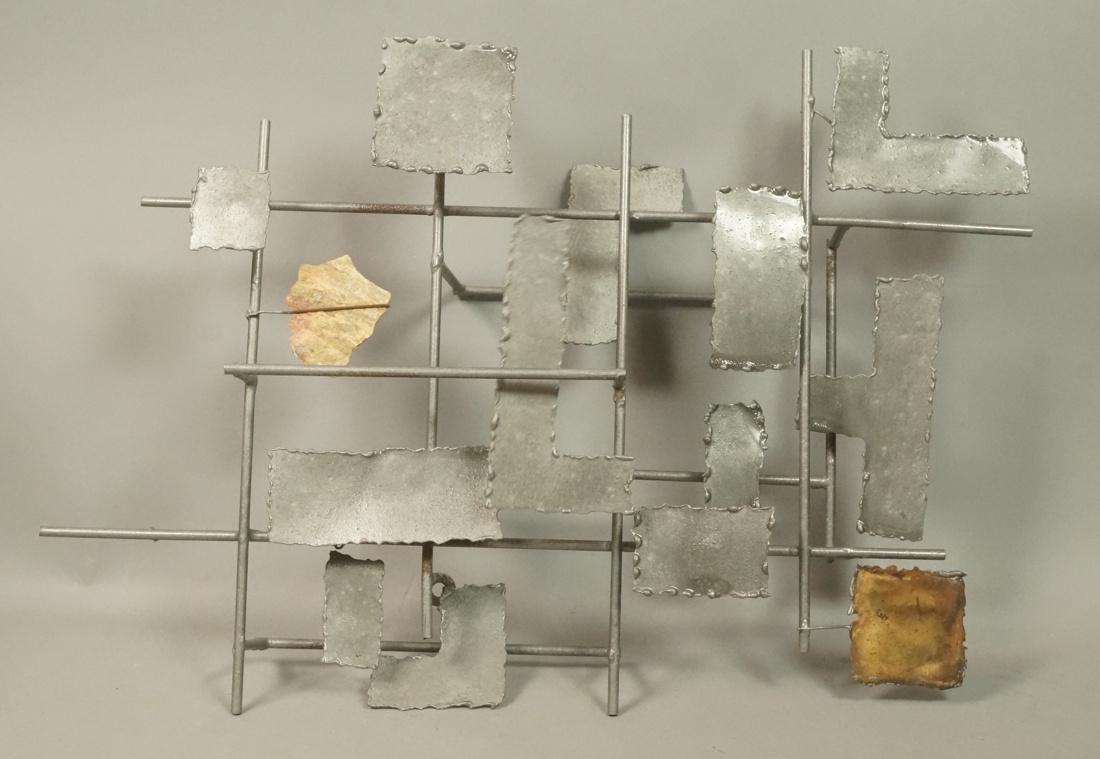 JOSEPH SELTZER Small Brutalist Wall Sculpture. Li (1 of 9)