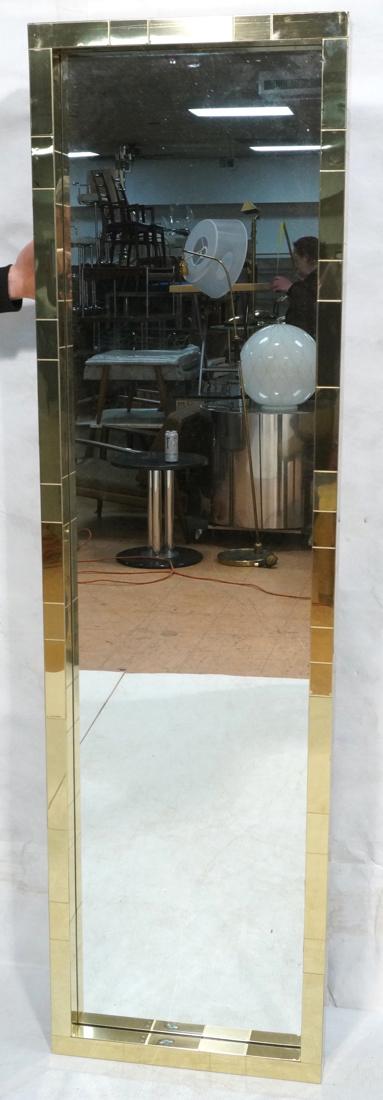 Tall PAUL EVANS Signed Cityscape Wall Mirror. Bra (1 of 7)