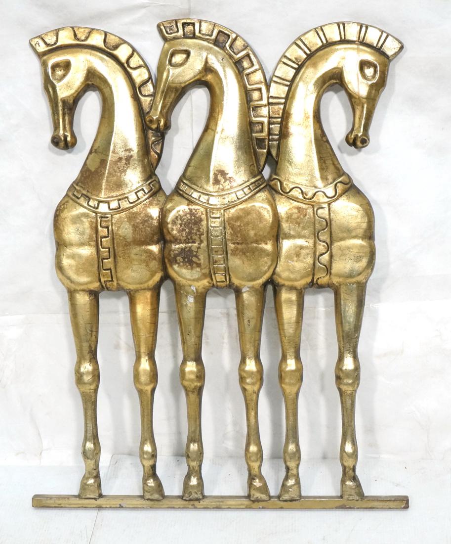 Frederick Weinberg Three Horse Figural Wall Sculp (1 of 8)