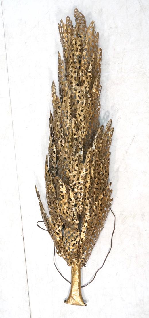 JACQUI Light Up Brutalist Metal Cedar Tree Wall S (1 of 7)