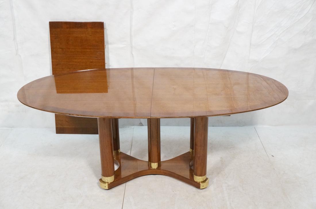 Mahogany Oval Dining Table. Banded top. One 20 in (1 of 10)