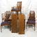 9 pc BROYHILL Brasilia Modern Dining Set. Bowed s - 3