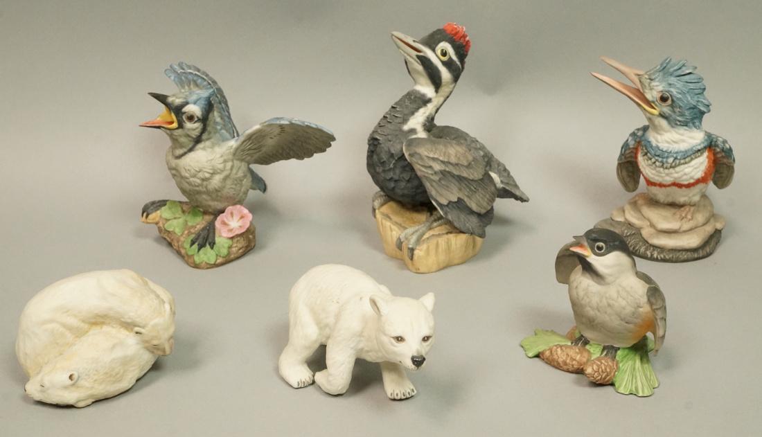 Lot 6 BOEHM Porcelain Bird & Bear Figures. Fledgl (1 of 10)