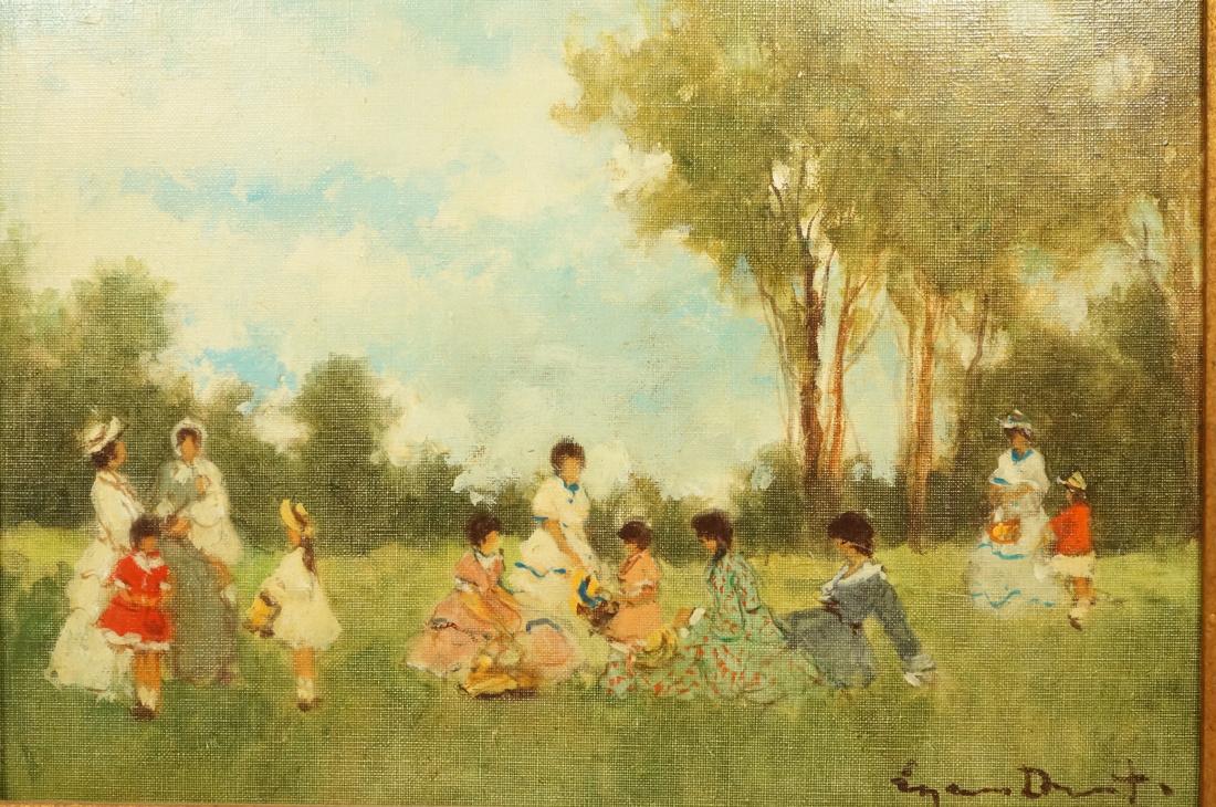 Signed Oil Painting. French Impressionist style. (1 of 5)