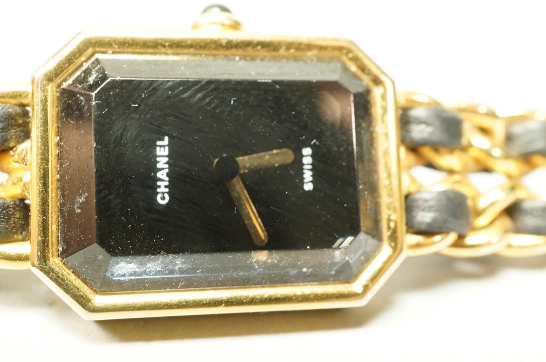 CHANEL Designer Swiss Ladies Watch. Black Face wi (1 of 6)