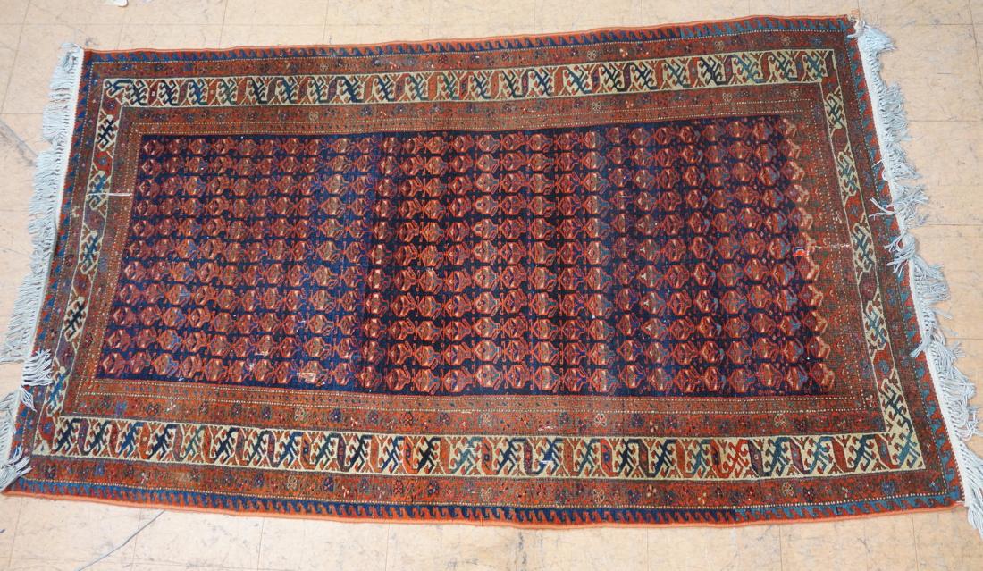 4'6 x 7'5 Hamadan Style Handmade Oriental Carpet (1 of 9)