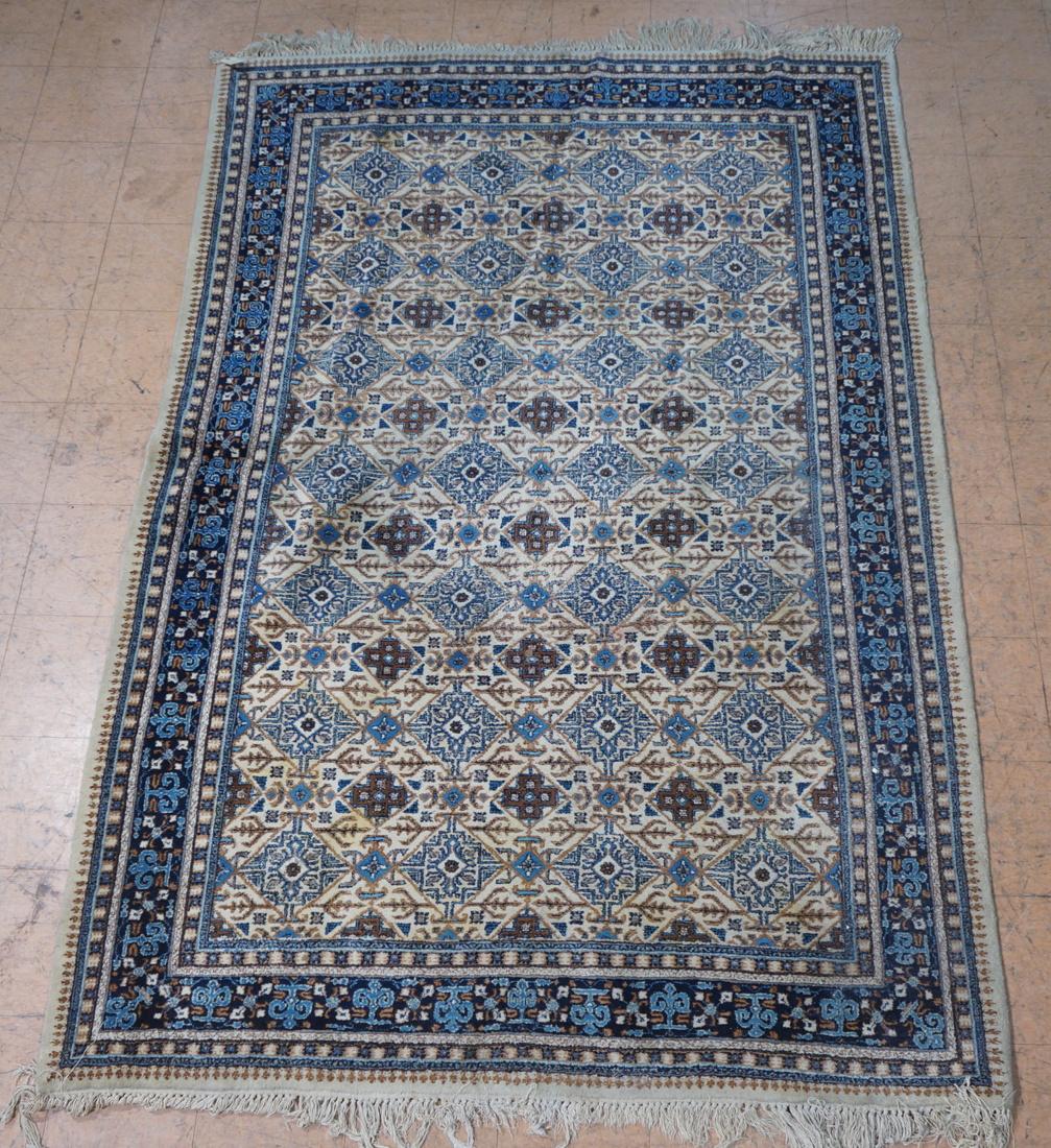 6'8 x 9'8 Handmade Oriental Carpet.  Repeating pa (1 of 9)