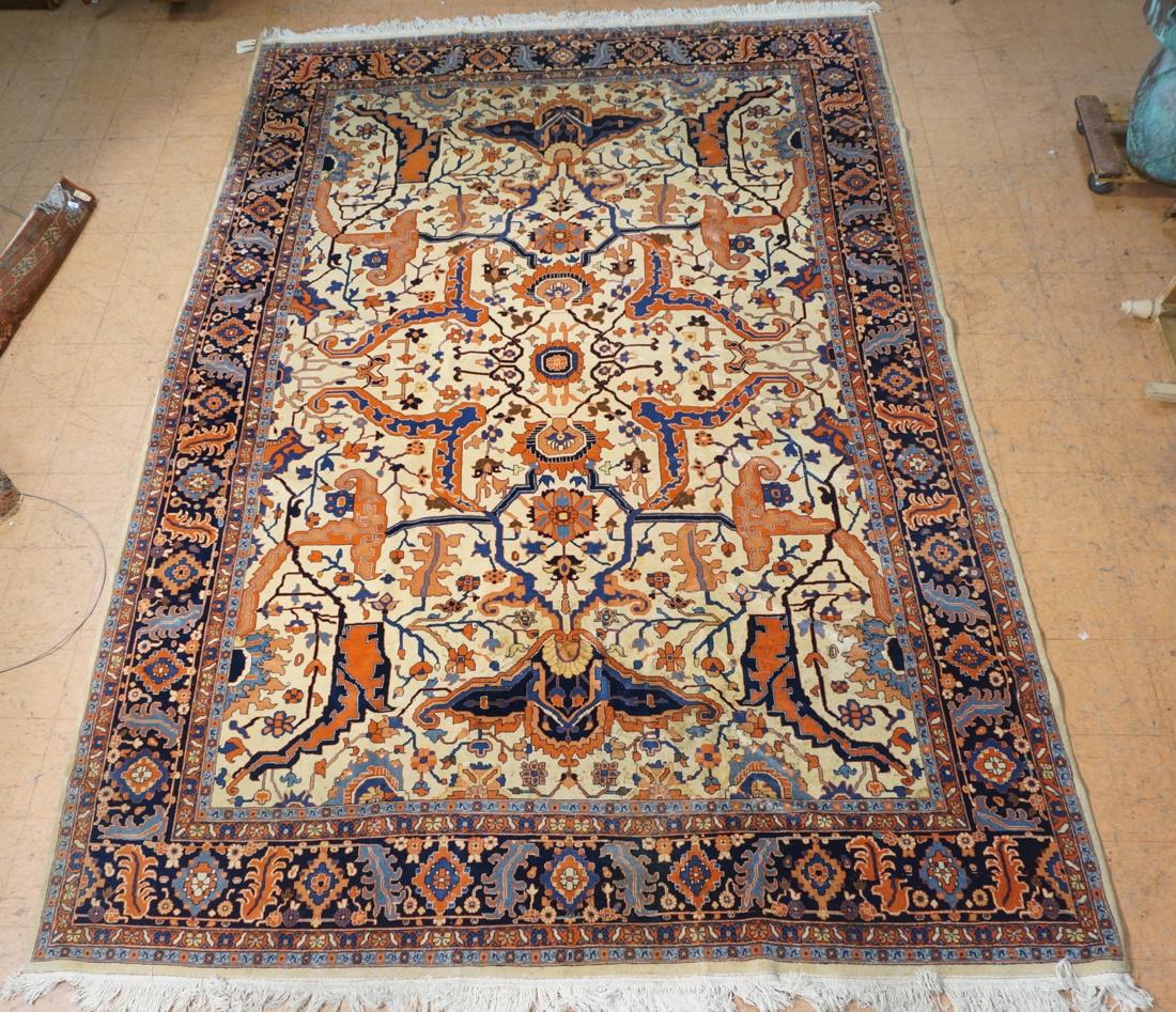 9'8 x 13'8  Muresh Serapi Carpet with Ivory Field (1 of 9)