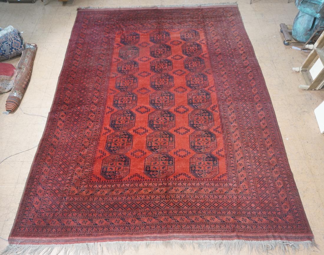 10'6 x 14'11 Handmade Oriental Carpet.  Repeating (1 of 10)