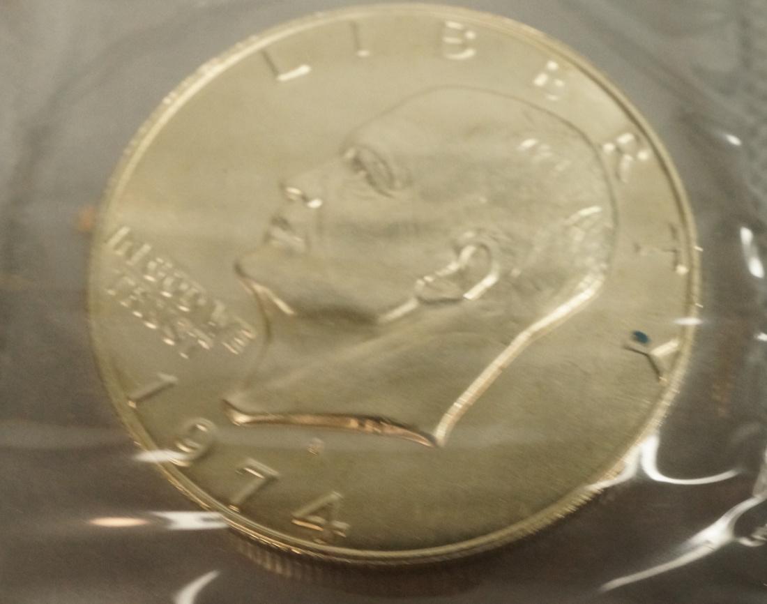 8pc Eisenhower Uncirculated Silver Dollars. 3pc 1 (1 of 7)