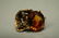 Modernist 14K Gold Custom Yellow Stone & Diamond - 2