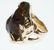Heavy Brutalist 14K Gold Mens Ring. Raw Amber col - 6