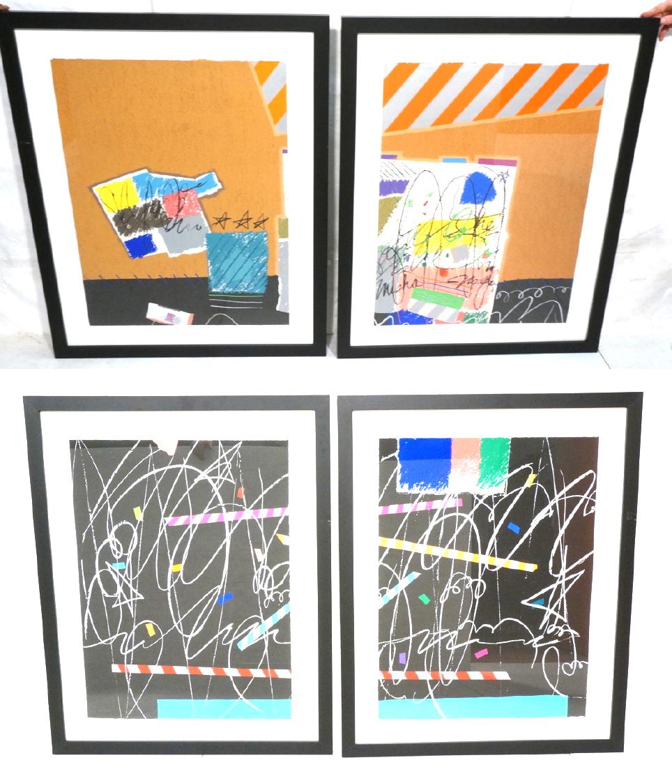 4pc MOE BROOKER Color Screen print. "Gift of the (1 of 10)