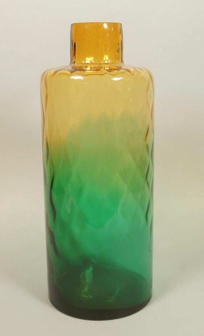 Tall Art Glass Bottle Vase. Attributed to BLANCO. (1 of 5)