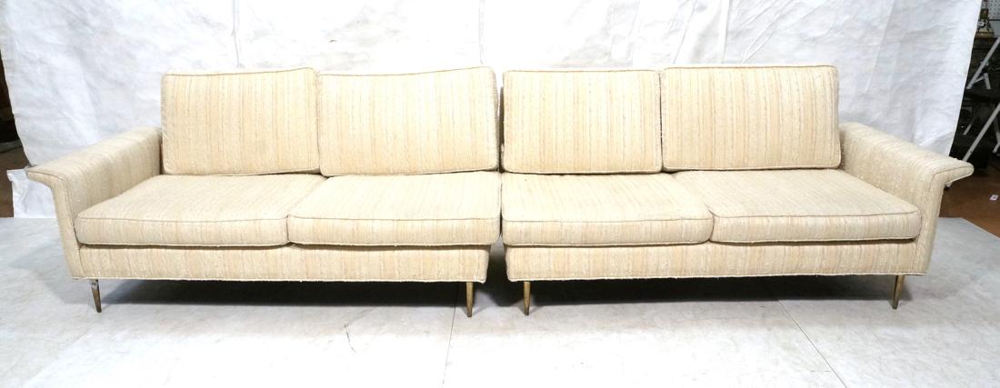 Two Part Modernist Sofa Couch Sectional. Dunbar S (1 of 8)