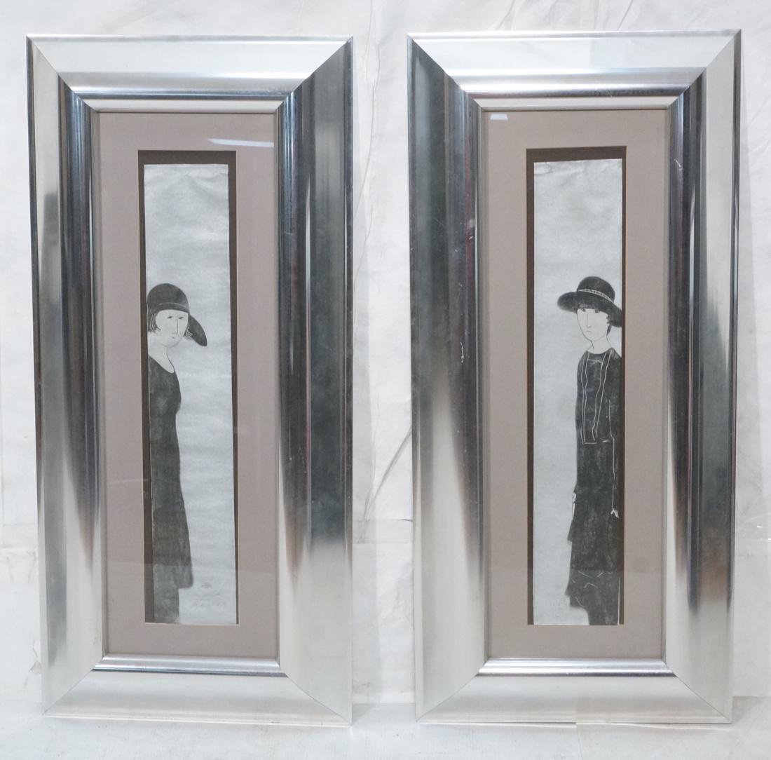 Pr GREG COPELAND STUDIOS Block Prints. Wide Chrom (1 of 10)