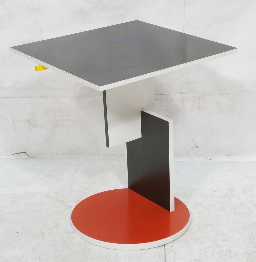 CASSINA Memphis Style Side Table. RIETVELD, GERRI (1 of 6)
