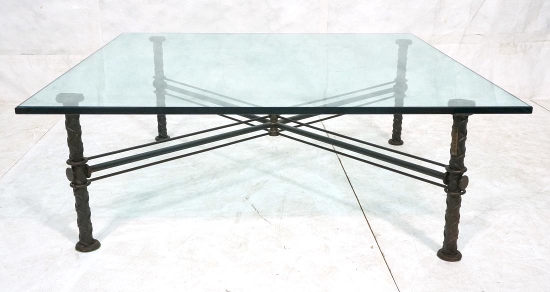 ILANA GOOR Industrial Iron Large Cocktail Table. (1 of 6)