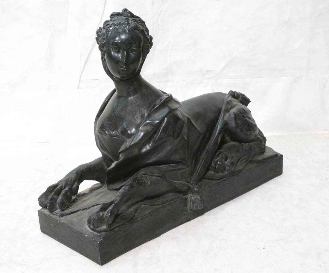 Large Classical style Sphinx Statue Sculpture. Wo (1 of 10)