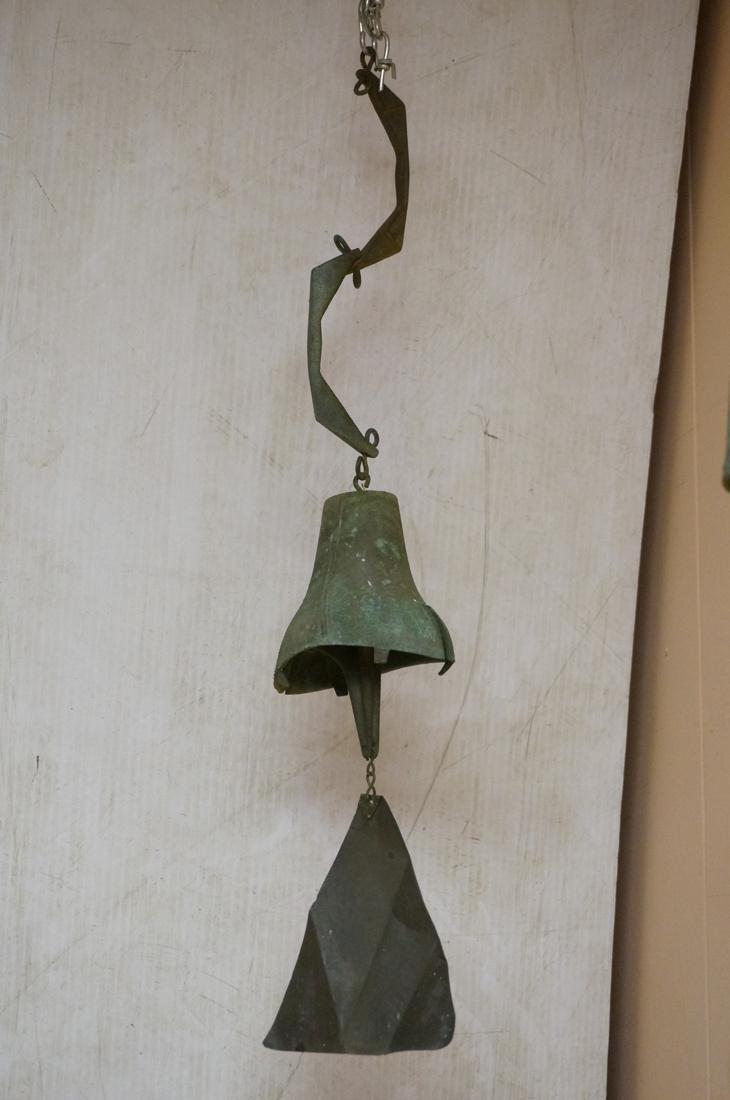 PAOLO SOLERI Cast Bronze Wind Chime Oval Bell. Gr (1 of 5)