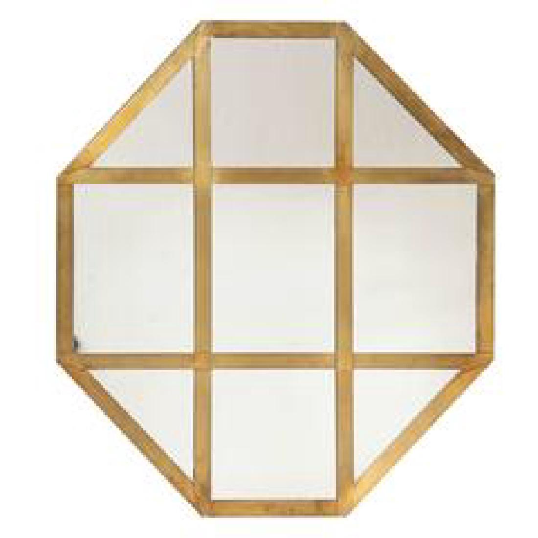 Decorator Welded Metal Wall Mirror. Hexagonal for (1 of 7)