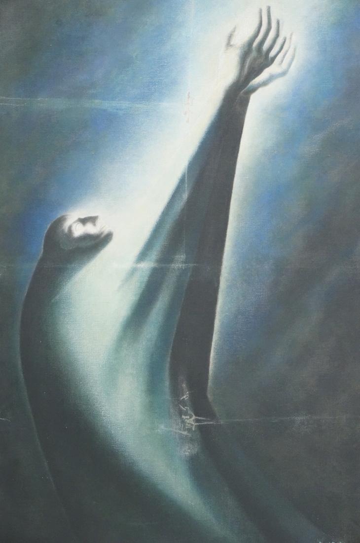 RICARDO MARTINEZ '63 Oil Painting. Modernist imag (1 of 7)