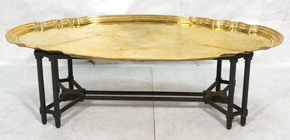 Large Baker Brass Tray Top Coffee Table.  Large s (1 of 10)