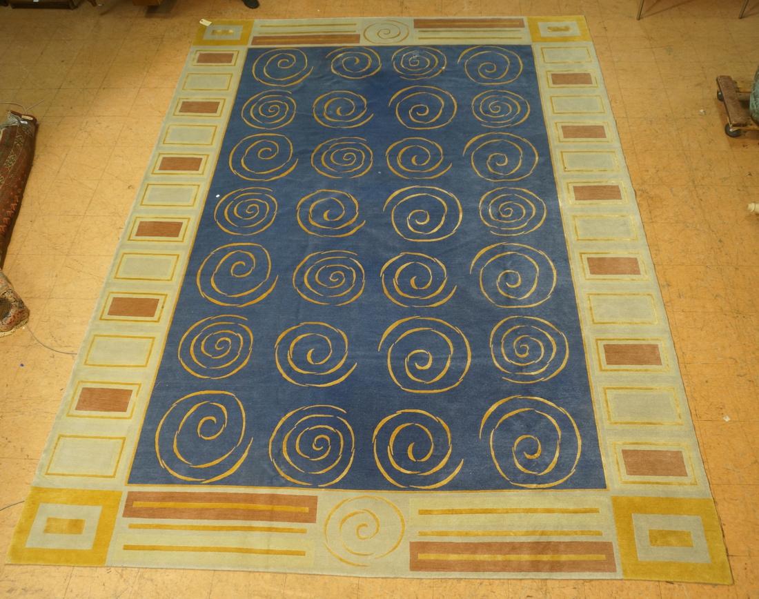 9'9 x 13'3 New Moon Carpet Rug.  Handmade.   Repe (1 of 9)
