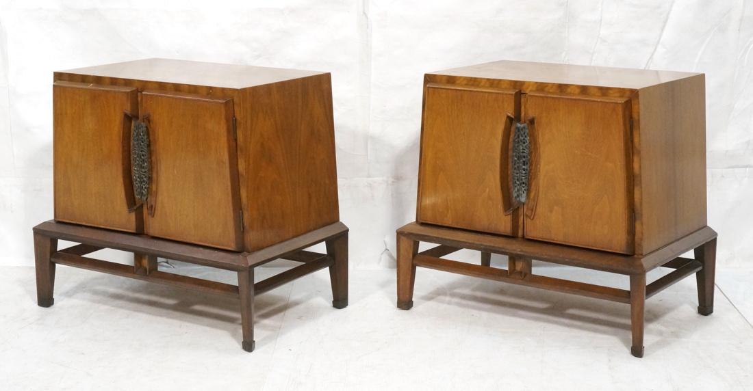 Pr HELEN HOBEY BAKER Night Stands. Decorative met (1 of 9)