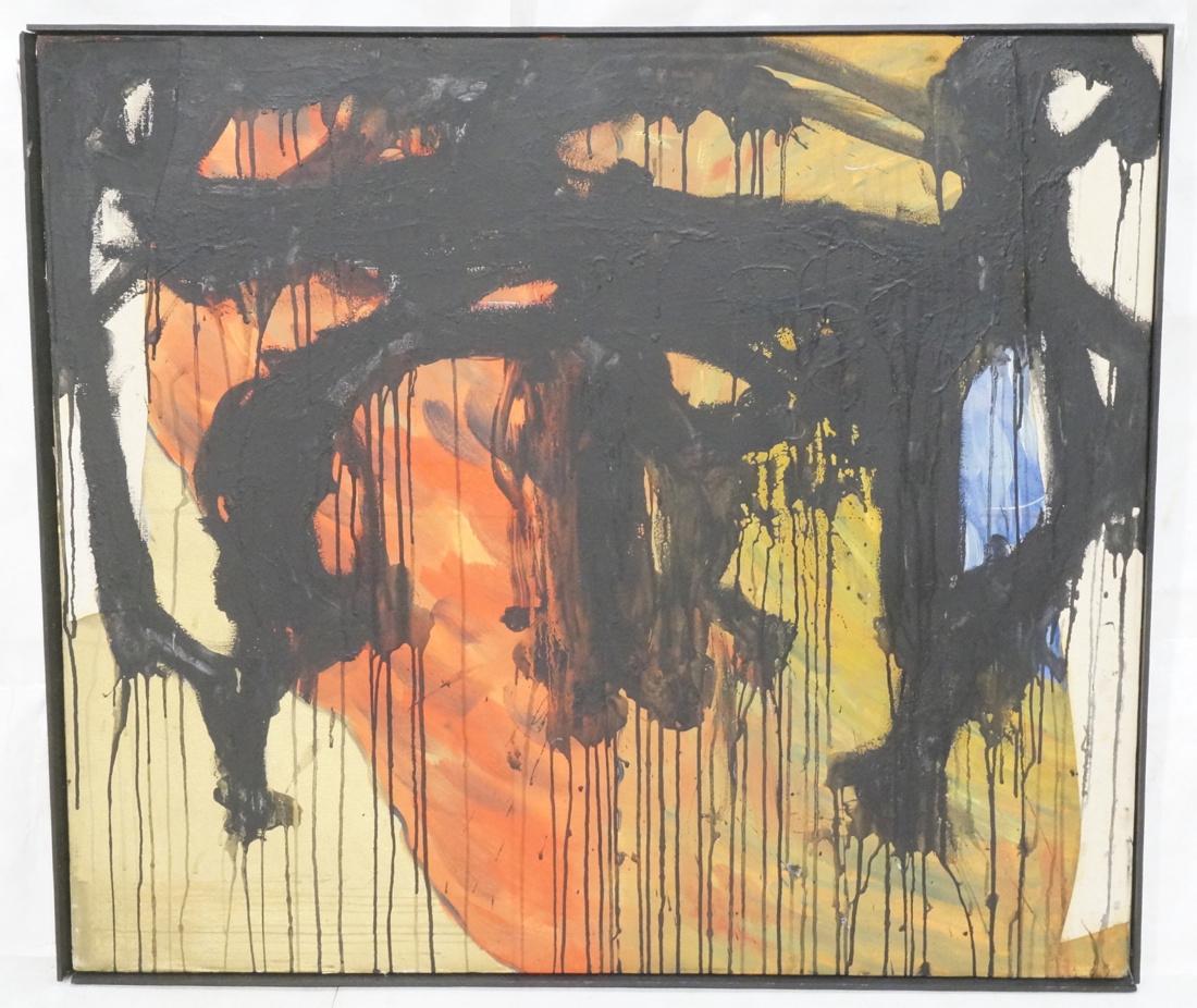 NAKAMURA '69 Signed Oil Painting. Abstract O/C. w (1 of 7)