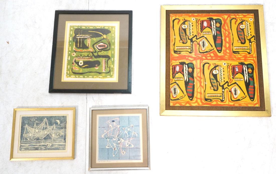 Lot 4 ABRAHAM HANKINS Art Works. Oil on Masonite (1 of 9)