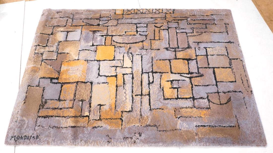 EGE-ART Piet Mondrian Carpet Rug.  Composition in (1 of 10)