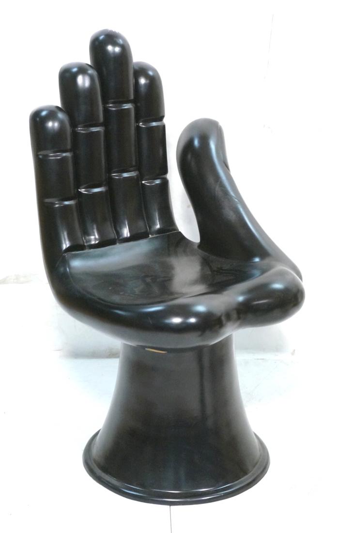 After PEDRO FRIEDEBERG  Molded Figural Hand Chair (1 of 8)