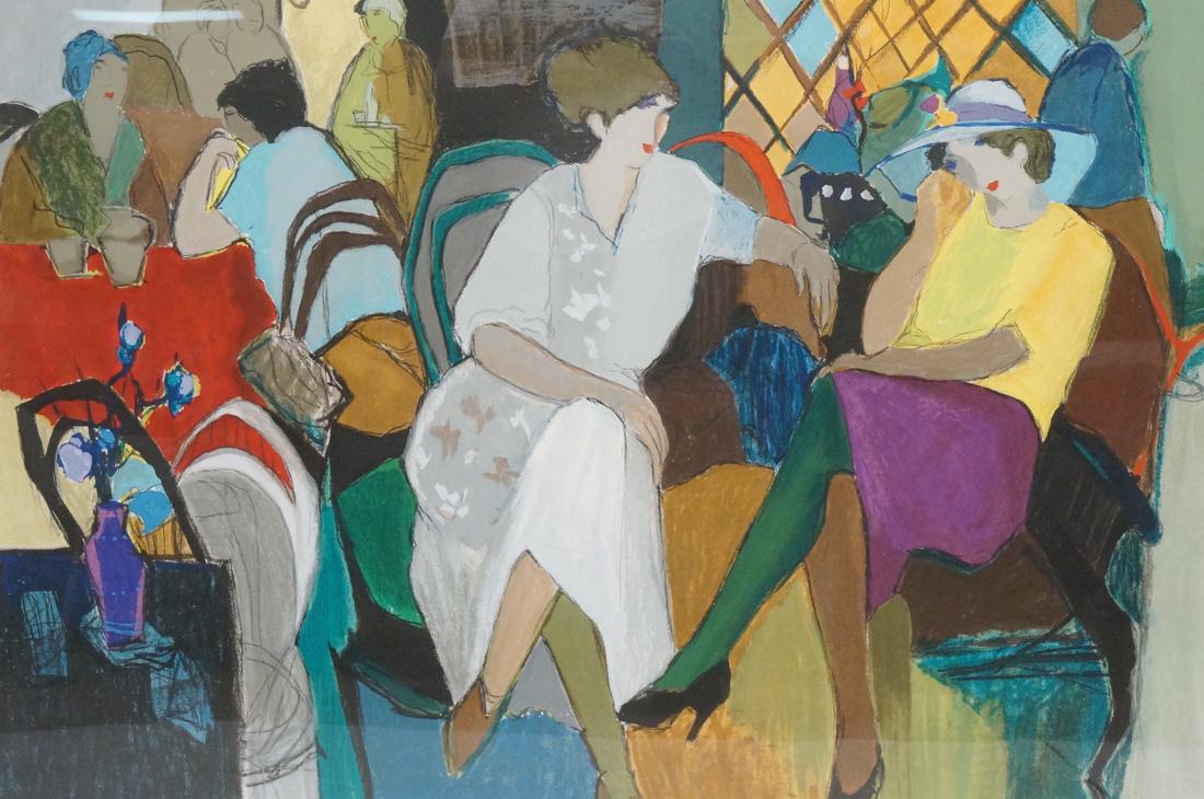 ITZCHAK TARKAY Signed Silkscreen Print. "Cafe de (1 of 7)