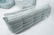 3pc LIGNE ROSET Pale Blue Suede Sectional Seating - 9