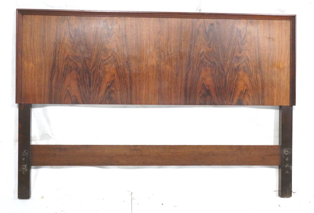 Rosewood Full Headboard. Swedish Modern. SEFFLE,: Rosewood Full Headboard. Swedish Modern. SEFFLE, Sweden. Simple clean form. -- Dimensions: H: 36.5 inches: W: 54 inches: D: 1.75 inches ---
