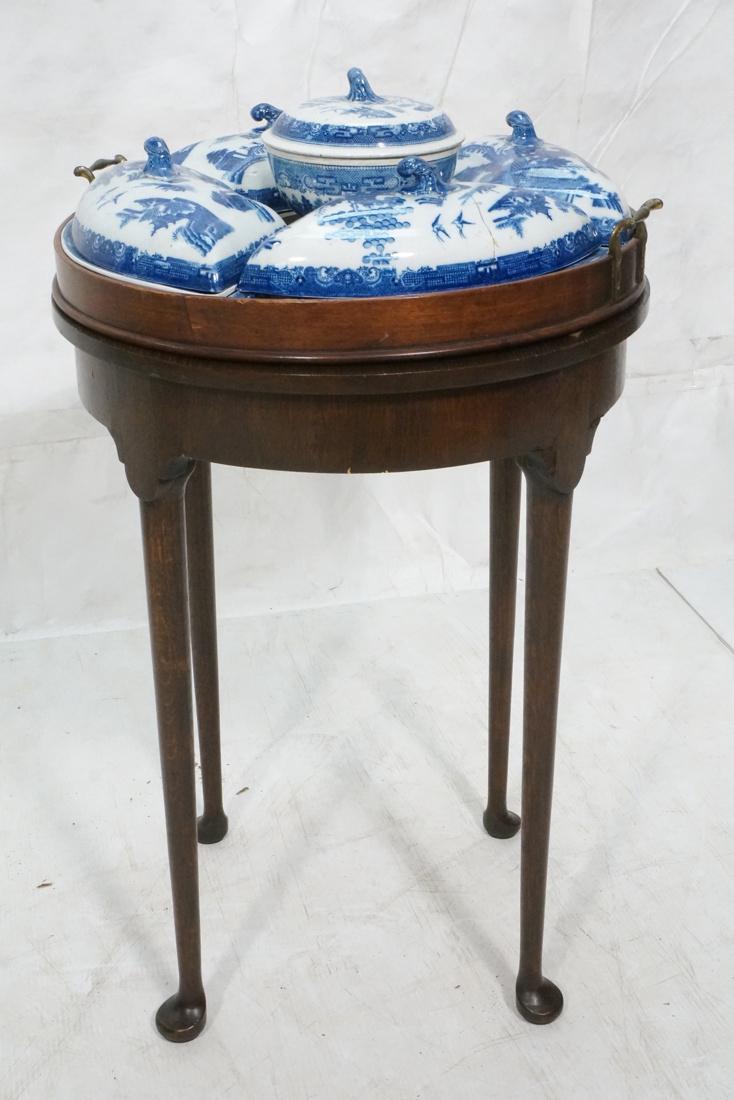 Small Round Table with Lift Up Serving Tray. 5 li (1 of 10)