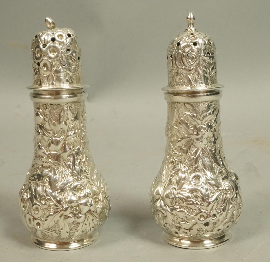 Pr WARNER Sterling Silver Shakers. Marked; 11-2. (1 of 3)