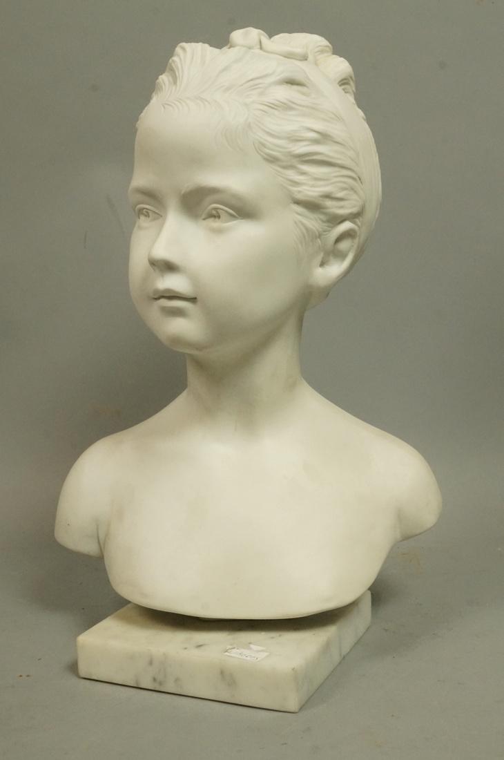 French Bisque Porcelain LIMOGES Portrait Bust of (1 of 6)