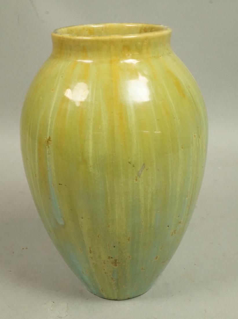 FULPER American Art Pottery Vase. Green & Blue dr (1 of 7)