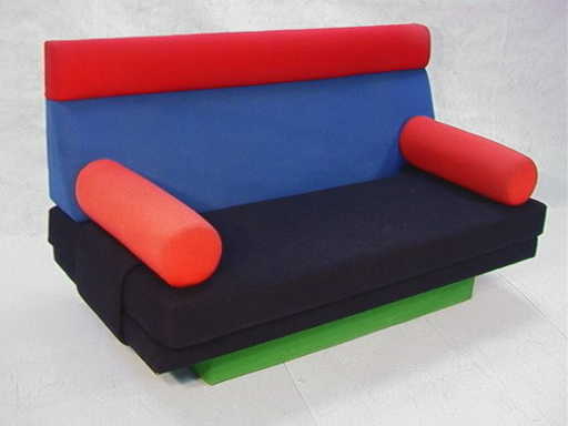 272 Milo Baughman Memphis Couch Sofa Thayer Coggin R