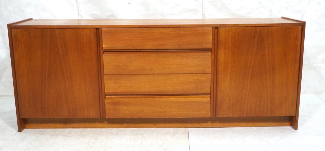 Danish Modern Teak Credenza 2 side Doors 4 Center (1 of 7)