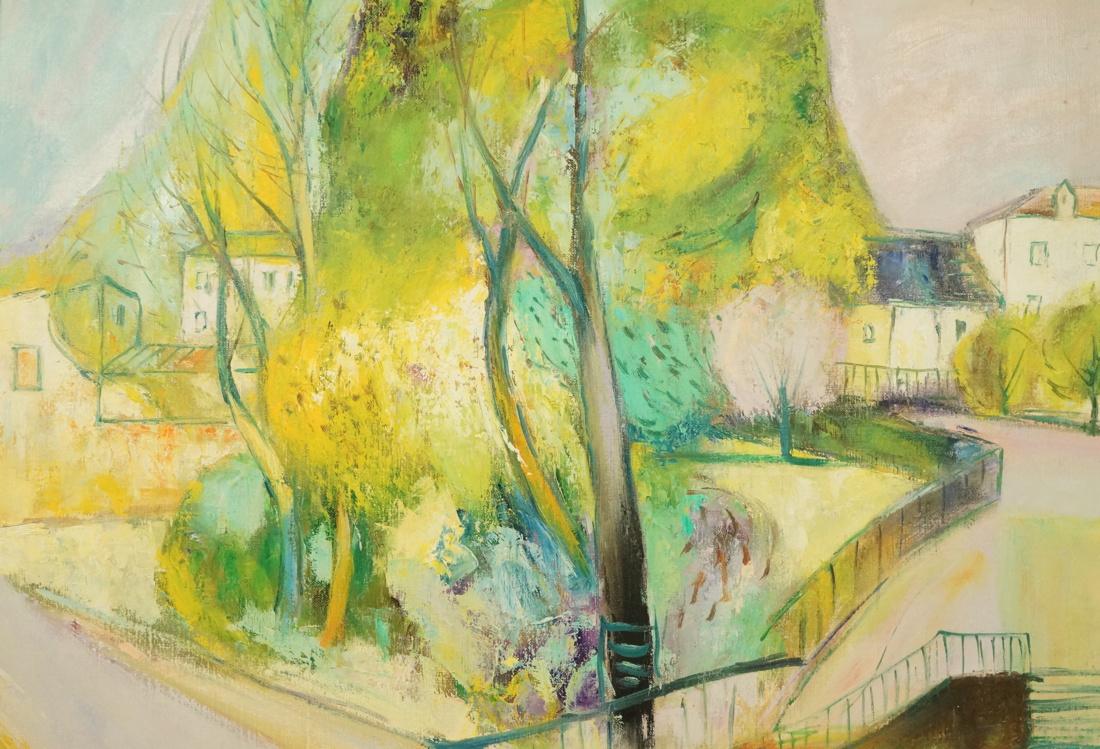 ROTHSCHILD Modern Landscape Oil Painting. Pastel (1 of 8)