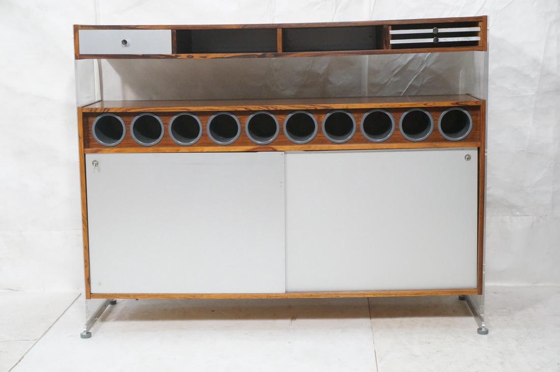 PAUL NORREKLIT  Danish Modern Rosewood Bar with L (1 of 9)