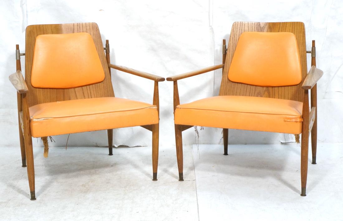 Pr JENS QUISTGAARD Style Lounge Chairs. Orange vi (1 of 10)